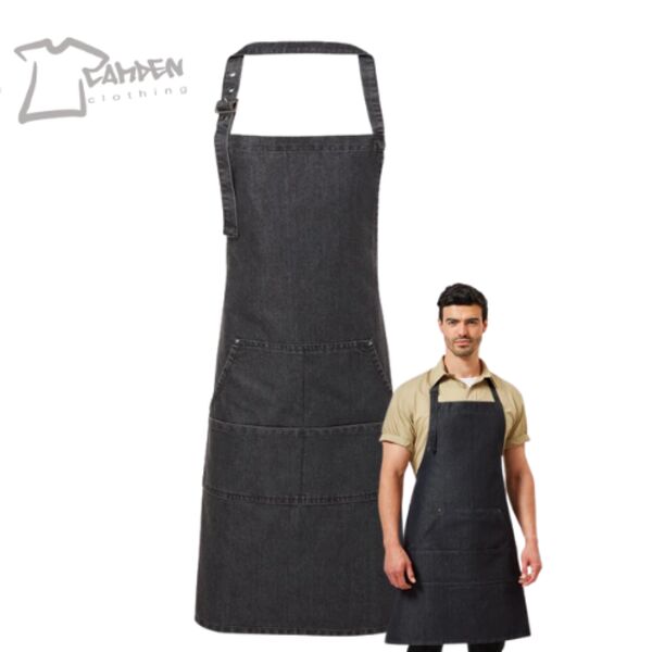 Jeans stitch bib apron Thumbnail