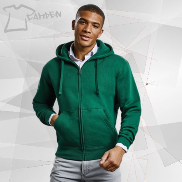 Authentic zipped hooded sweat Thumbnail