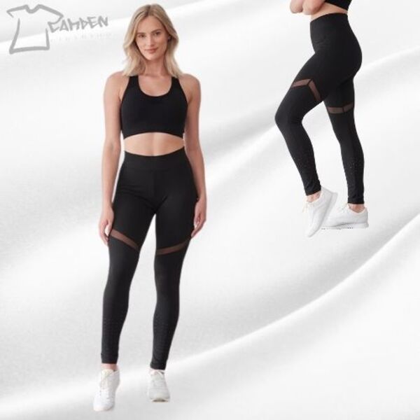 Women's panelled leggings Thumbnail