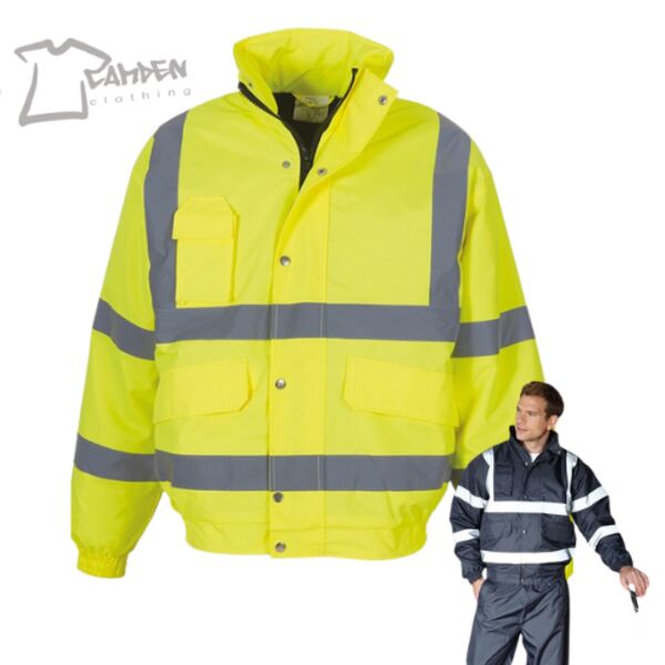 Hi-vis classic bomber jacket (HVP211) Thumbnail