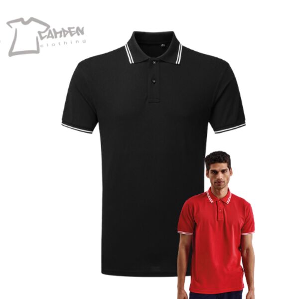 Men's classic fit tipped polo Thumbnail