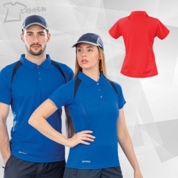 Women's Spiro team spirit polo Thumbnail