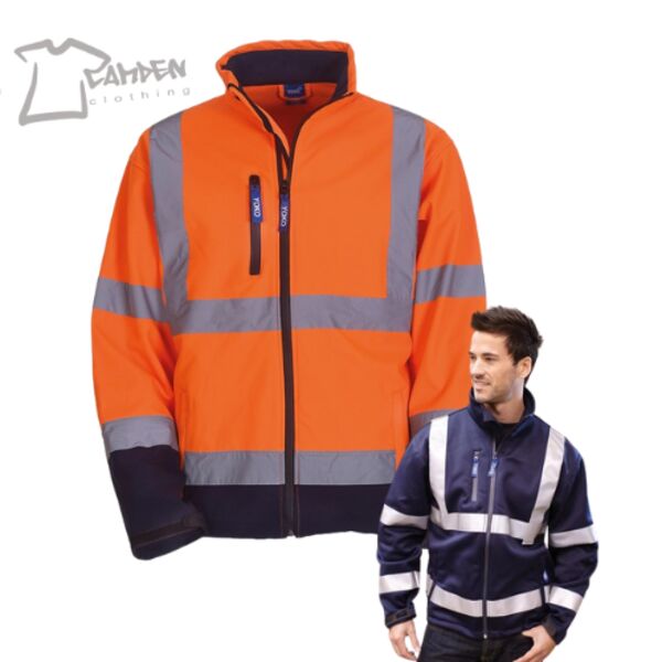 Hi-vis softshell jacket (HVK09) Thumbnail