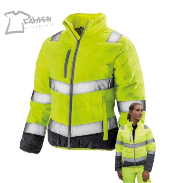 Women's soft padded safety jacket Thumbnail