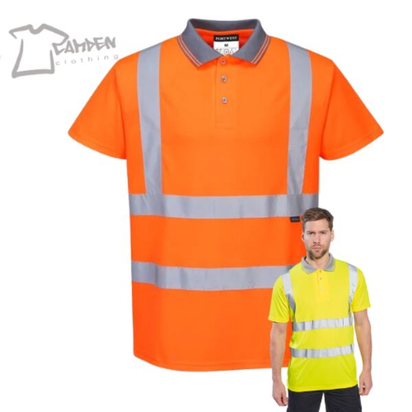 Hi-vis polo shirt (S477/RT22) Thumbnail
