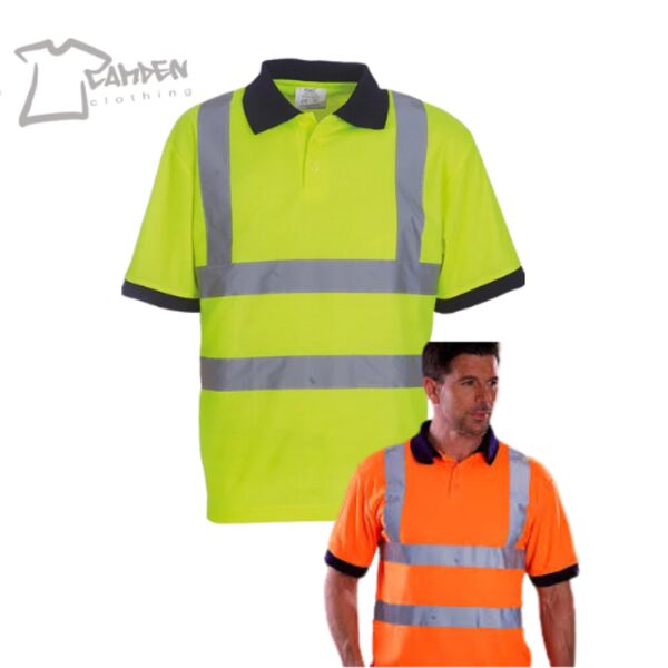 Hi-vis short sleeve polo (HVJ210) Thumbnail