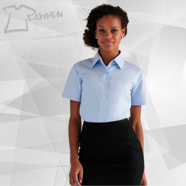 Women's short sleeve Oxford shirt Thumbnail