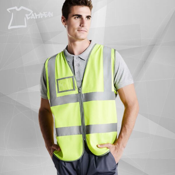 POLUX High-vis vest with front zip.  Thumbnail
