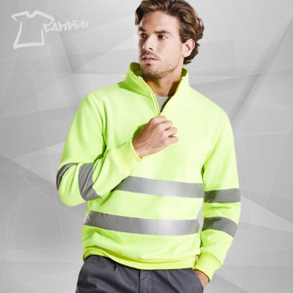 SPICA High-vis sweater with half zip Thumbnail