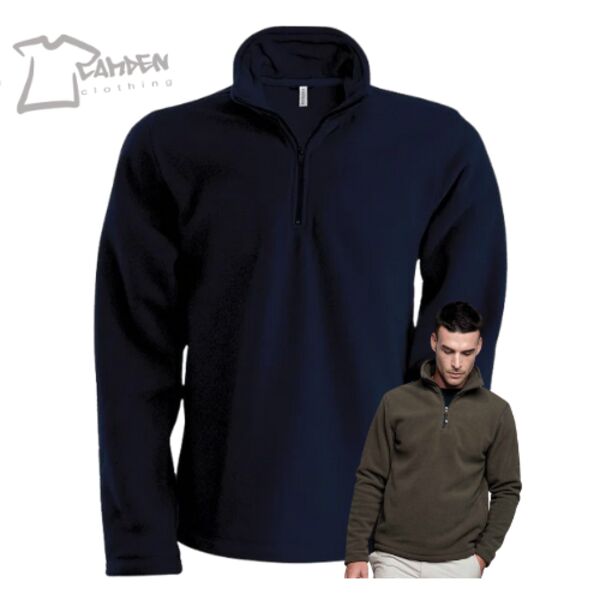Enzo zip neck microfleece jacket Thumbnail