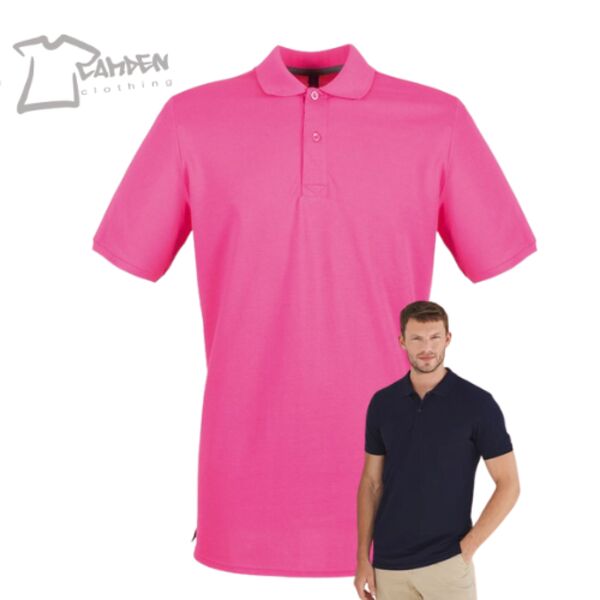 Micro-fine piqué polo shirt Thumbnail