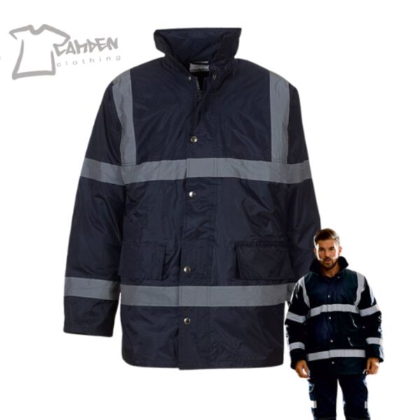 Hi-vis security jacket (HVP301) Thumbnail