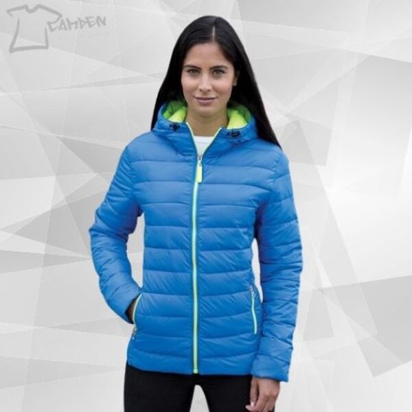 Women's Urban snow bird hooded jacket Thumbnail