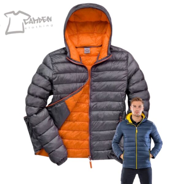Urban snow bird hooded jacket Thumbnail