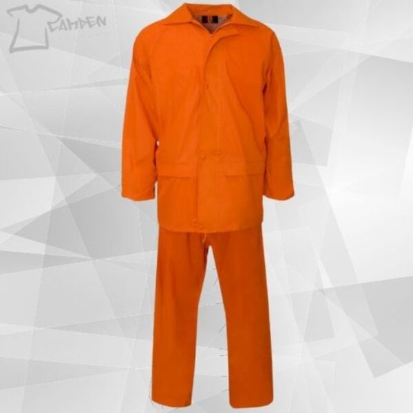 Rainsuit Polyester/pvc 170T Orange Thumbnail