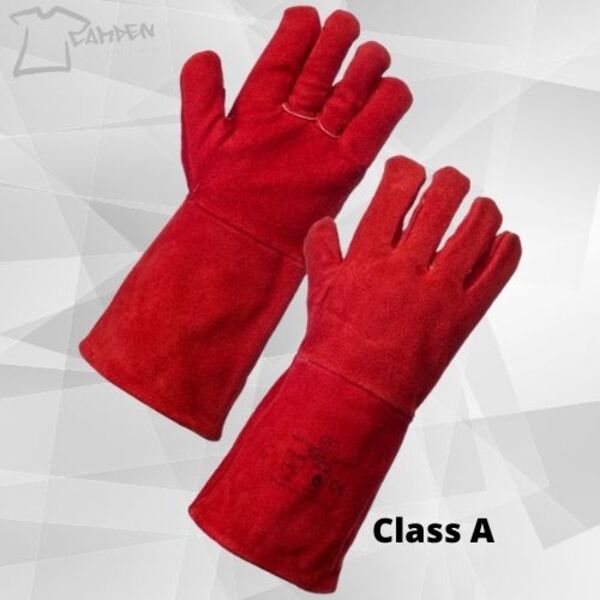 Red Leather Gauntlet - 5x12 Thumbnail