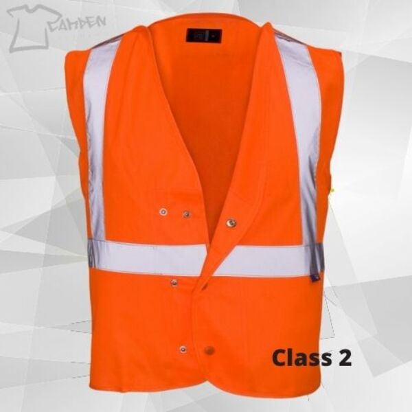 HV Orange Tricot Tracker Vest  --MIDI Thumbnail