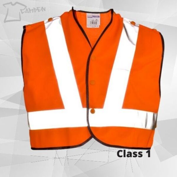 HV Orange Tricot Tracker Vest  --MINI Thumbnail
