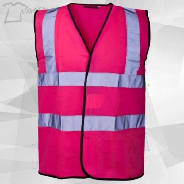 Hi-Vis Vest PINK Gio 2B C2 Thumbnail