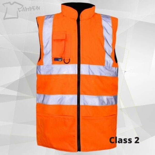 Orange HV B/Warmer Fleece Liner Reversable Gio Thumbnail