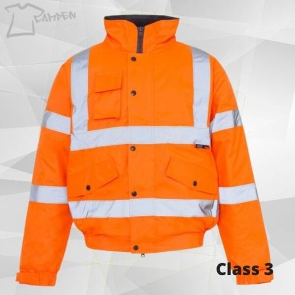 Orange Bomber Jacket Std- S Thumbnail
