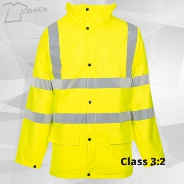 HV stormflex Parka 3M Breathable Yellow Thumbnail