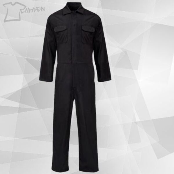 Poly Cotton Coverall black 210gms Thumbnail