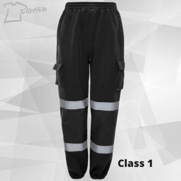 HV Black Jogging trousers 2 Band Thumbnail
