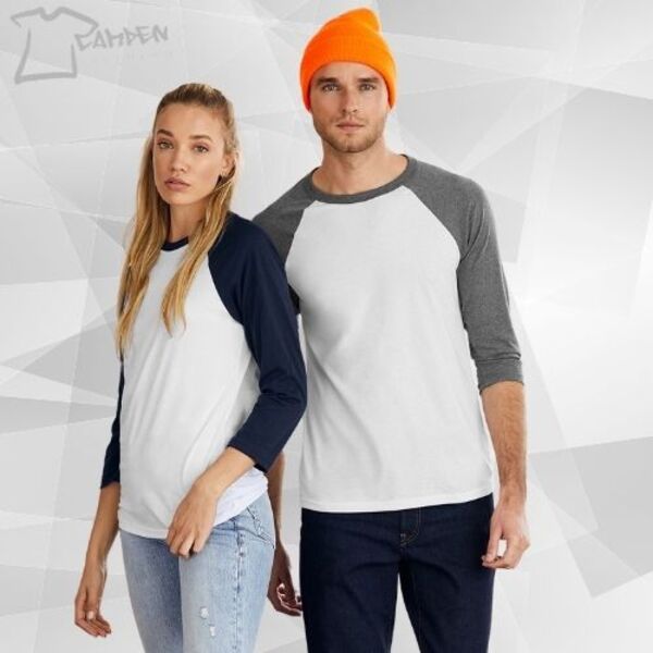 Unisex triblend ¾ sleeve baseball t-shirt Thumbnail