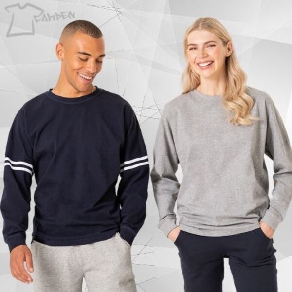 Unisex drop shoulder slogan top Thumbnail