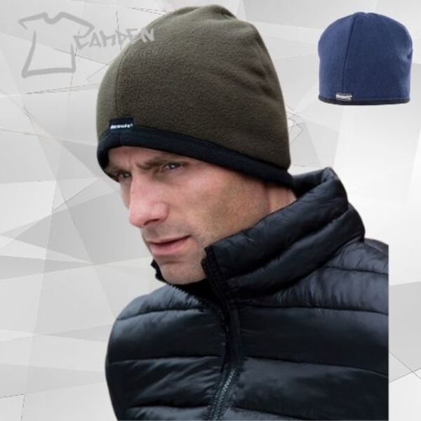 Reversible microfleece bob hat Thumbnail