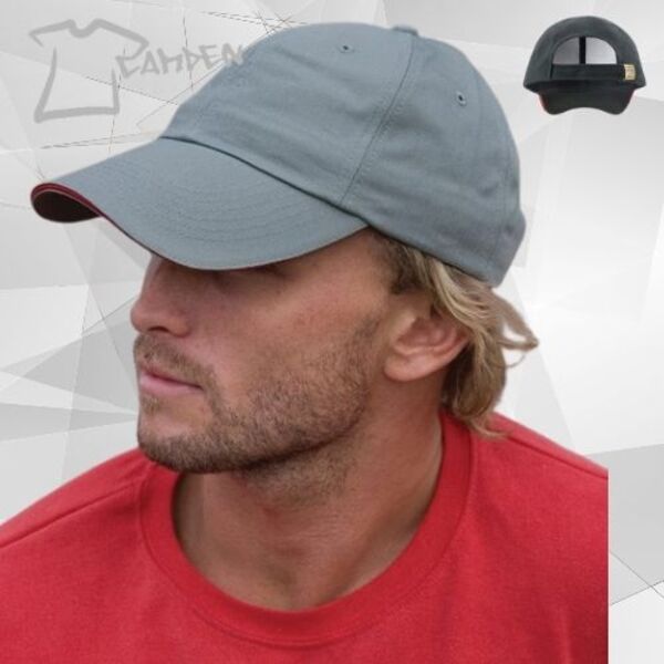 Herringbone cap with sandwich peak Thumbnail