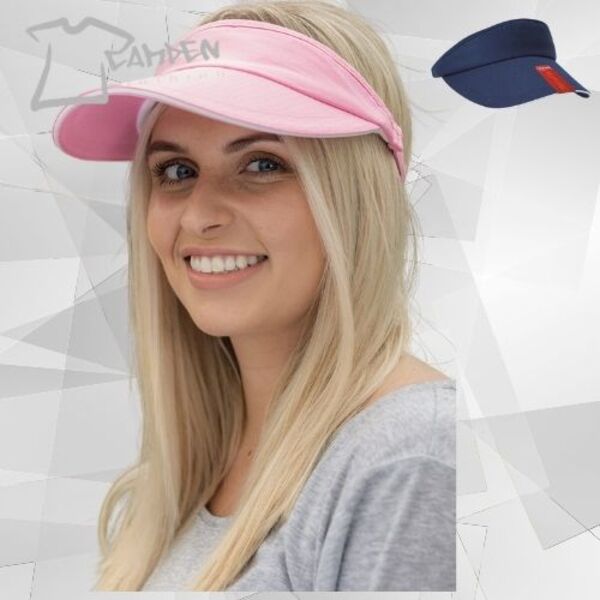 Herringbone sun visor with sandwich peak Thumbnail