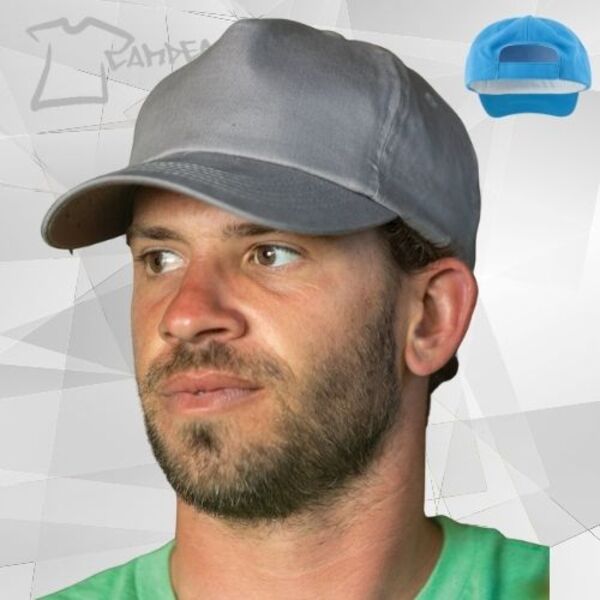 Boston 5-panel polycotton printer's cap Thumbnail