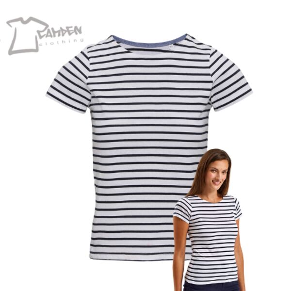 Women's Marinière coastal short sleeve tee Thumbnail