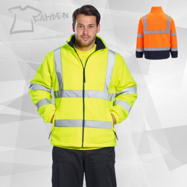 Hi-vis mesh-lined fleece (F300) Thumbnail