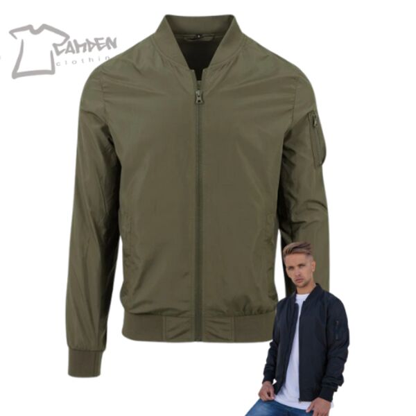 Nylon bomber jacket Thumbnail