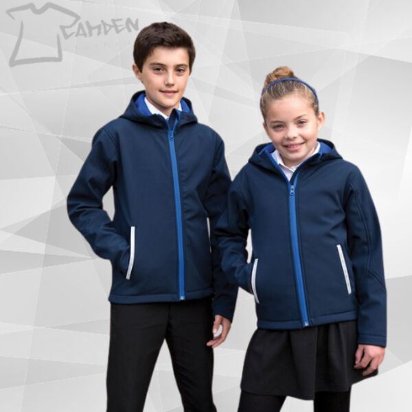 Core junior TX performance hooded softshell jacket Thumbnail