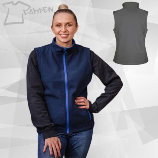 Women's printable softshell bodywarmer Thumbnail
