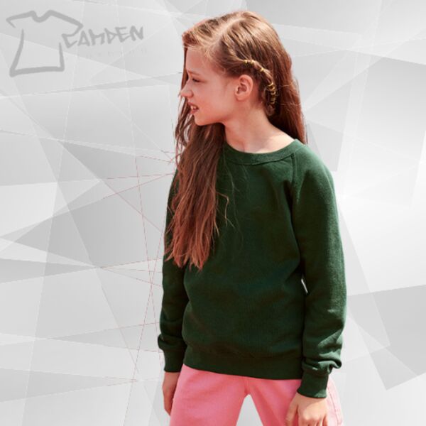 Kids classic raglan sweatshirt Thumbnail
