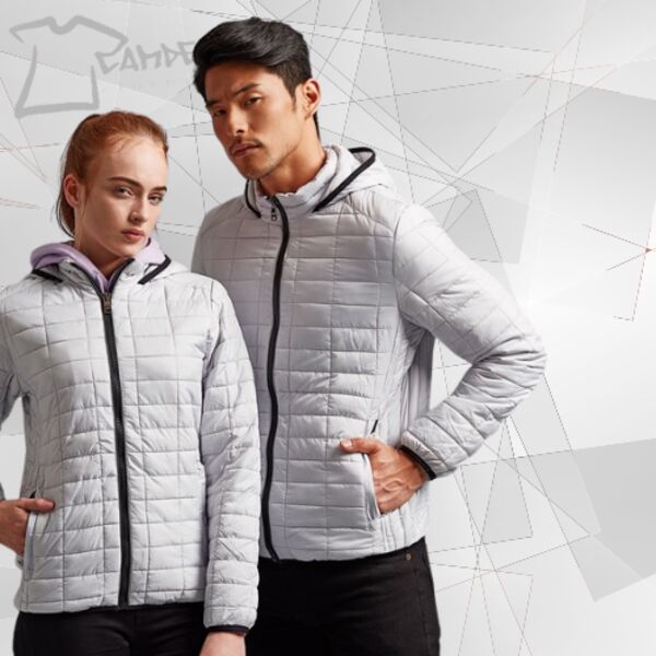 Honeycomb hooded jacket Thumbnail