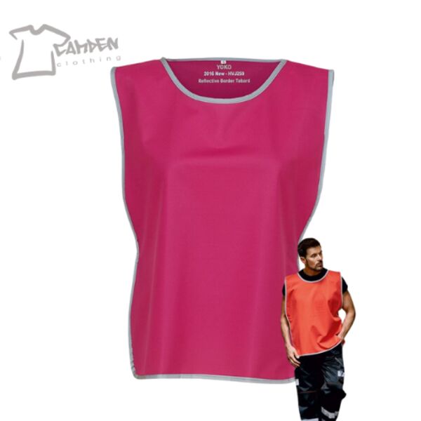 Hi-vis reflective border tabard (HVJ259) Thumbnail