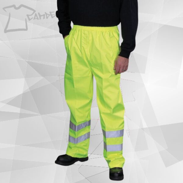 Hi-vis waterproof overtrousers (HVS461) Thumbnail