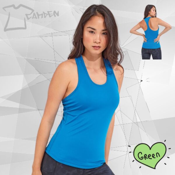 Women’s TriDri® recycled performance slim racerback vest Thumbnail