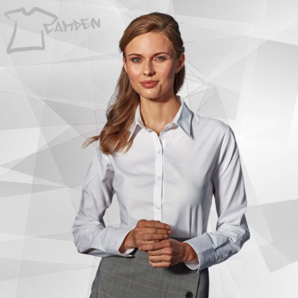 Women's signature Oxford long sleeve shirt Thumbnail
