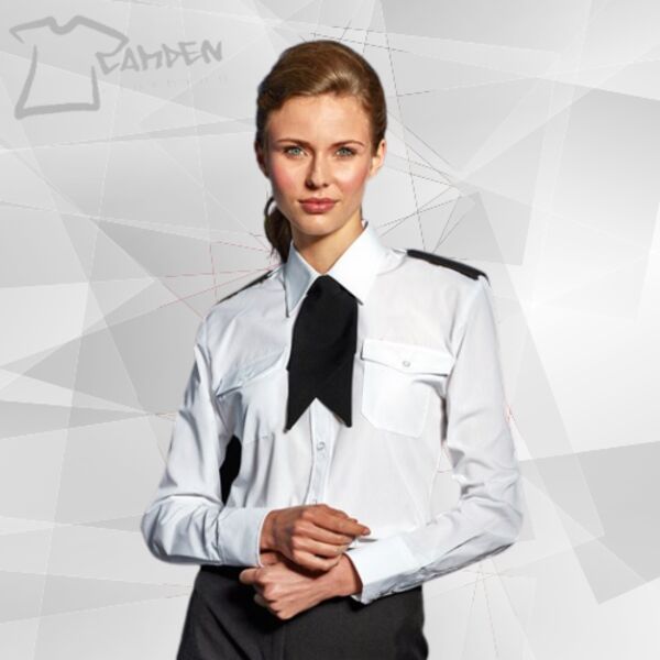 Women's long sleeve pilot shirt Thumbnail