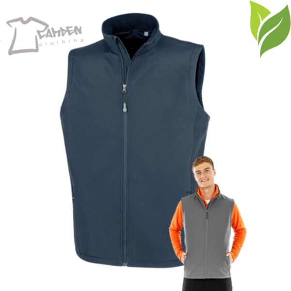 Men's recycled 2-layer printable softshell bodywarmer Thumbnail