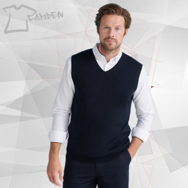 Sleeveless v-neck jumper Thumbnail