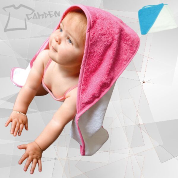 ARTG® Babiezz® medium baby hooded towel Thumbnail