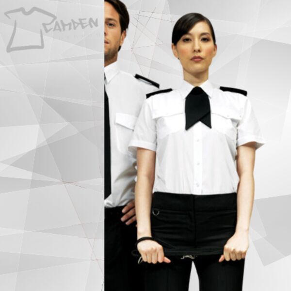 Women's short sleeve pilot blouse Thumbnail